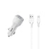 Hoco Z23 2.4A Car Charger With Micro USB Cable 1M